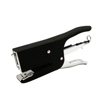 Hot Sale Custom Logo Print Office Desktop Handheld Big Stapler - Silver Metal Plier Stapler" 

However, for better SEO and readability, you might consider shortening it:

"Custom Logo Silver Metal Big Stapler for Office Desk