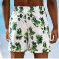 Swim Trunks with Boxer Brief Liner Custom mens swimsuits Stretch Swimsuit Shorts Quick Dry Swimming Trunks Bathing Suit