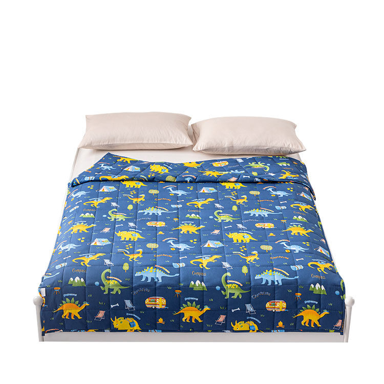 100% Cotton Soft Cartoons Pattern Gravity Weighted Blanket