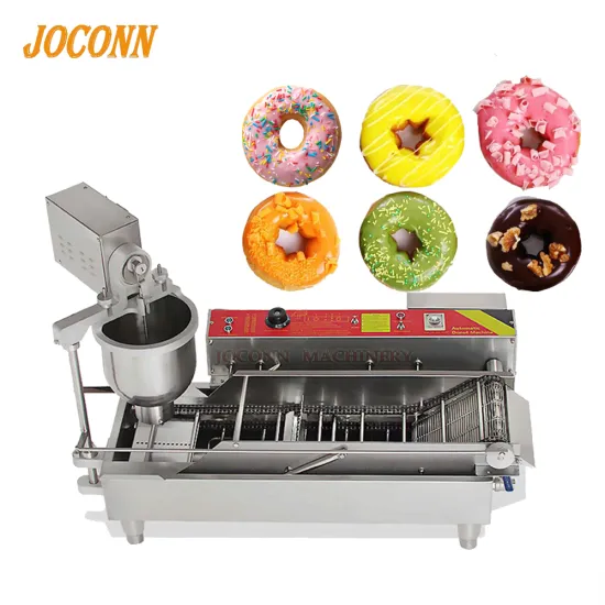 Industrial Gas Greek Donut Fryer Machine with 3 Molds for Mochi Donuts and Doughnuts Making