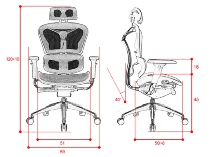 Wholesale Premium Swivel Leather Ergonomic Office Chair
