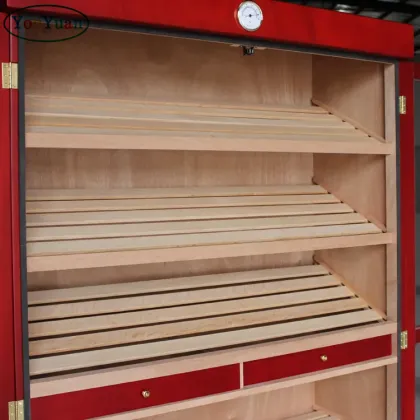 Spanish Cedar Wood Electric Cigar Humidors Cabinet for 4000 Cigars