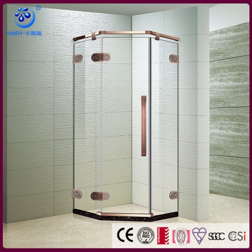 New Classical frameless Diamond hinged Shower cabin room KK3327