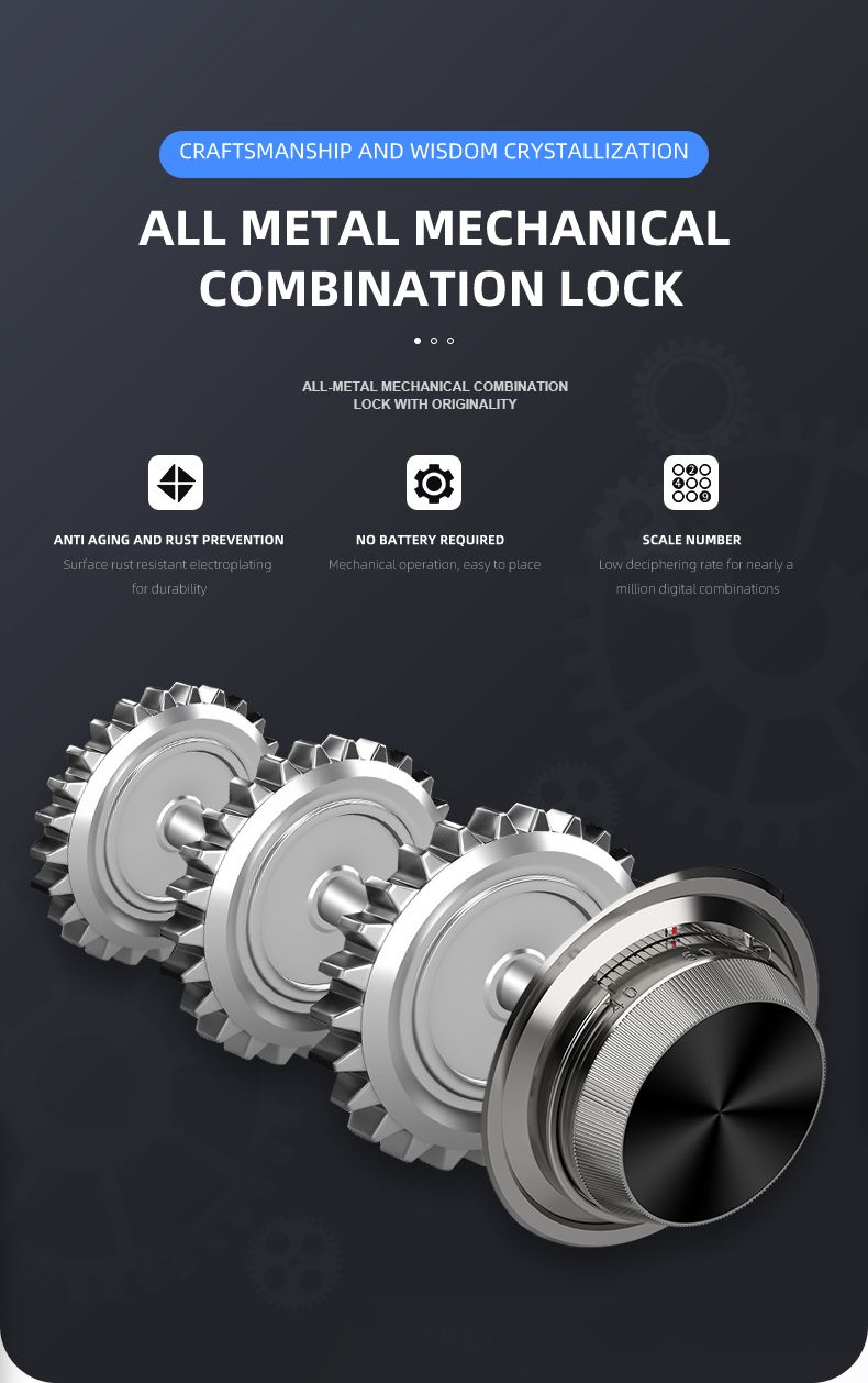 Mechanical Lock Safe knob lock