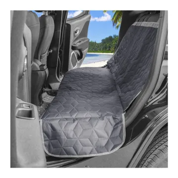 Adjustable Waterproof Oxford Pet Car Seat Cover with Zipper Mesh Window