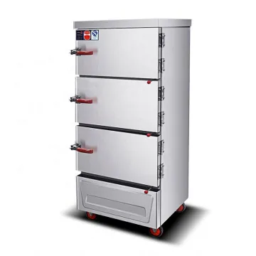 Stainless Steel Commercial Digital Electric Momo Bun Dumpling Gas Rice Steamer Cabinet
