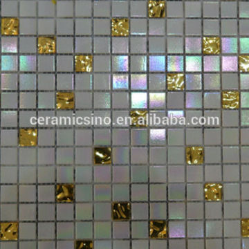2014 HIGH QUALITY CHEAP PRICE GLASS MOSAIC WALL TILE F130+HP02 327*327mm