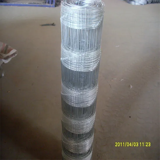 Wholesale goat fencing goat farm design fixed knot woven wire fence sheep and goats wire mesh cattle farm fence