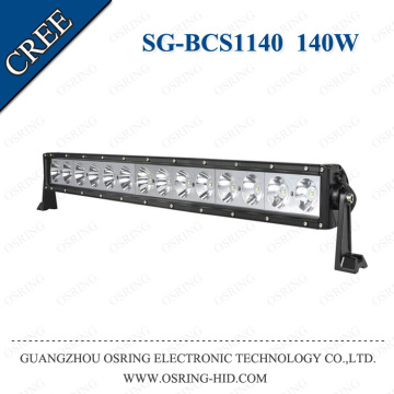OSRING New Products 12V 24V Straight Slim Single Row light bar led 140w