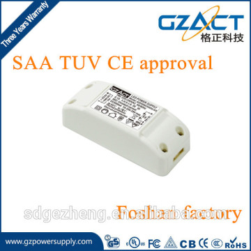SAA C-tick 6w led driver 300ma 500ma constant current led driver for Australian market