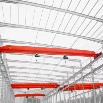 1-3 Ton Steel Box Type Single Beam Overhead Crane with Pendent Line Control - New Condition for Manufacturing Plants