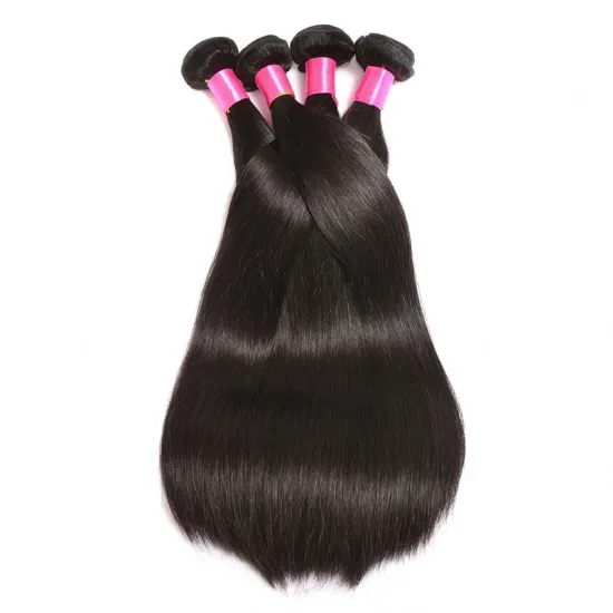 Straight Bundles With Closure Remy 30 inch Human Hair Bundles With Closure Peruvian Hair Bundles With Closure