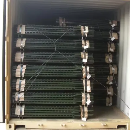 Studded metal T Fence Post/Galvanized T post