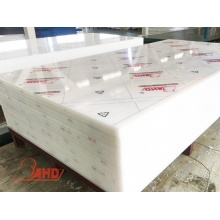 Plancha de polietileno de alta densidad (HDPE 500) blanca