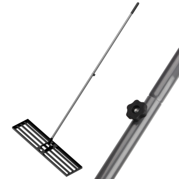 High Quality Leveler Rake for Small Ground Steel Plate Rotary Lawn Raking Tool
