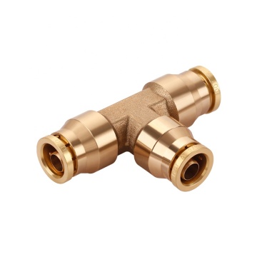 Factory Wholesale Brass DOT Air Brake Tee Fitting
