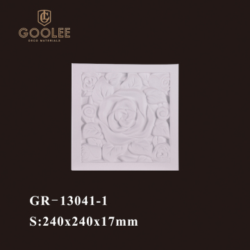 Goolee White Elegant Simple Style Wall Carved Accessories