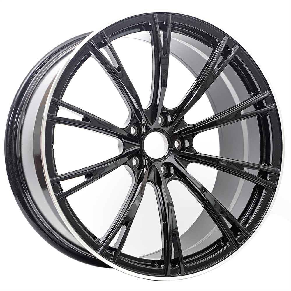 Abt Design Audi Replica Wheels 22 Black Machine Lip