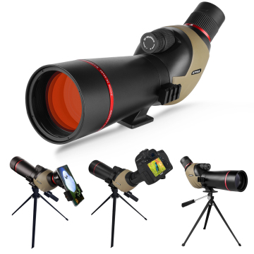 20-60x60ae ruang lingkup bercak dengan tripod dan adaptor telepon untuk berburu dan mengamati burung