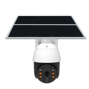 Veekei 1080p Solar 4G Security Fisheye กล้องสำหรับฟาร์ม - PTZ Outdoor 360 องศาสีเต็มสีวิสัยทัศน์