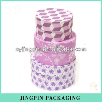 china manufacturer high quality round nested paper gift box