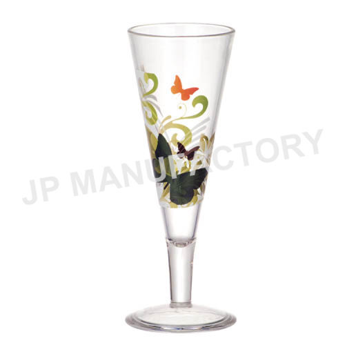 plastic champagne glasses