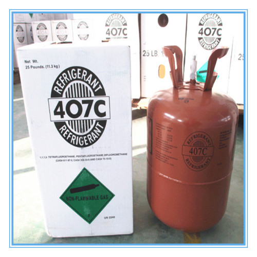R407c Refrigerants Gas R407c Refrigerant With 11.3kg Package Oem, High