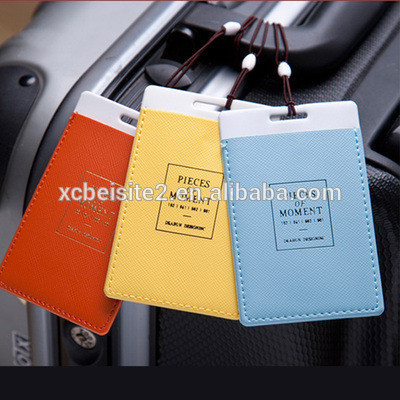 J201 fashion cute popular pvc luggage tag