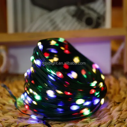 RGB Pixel Christmas DMX LED Pixel Fairy Lights Copper Wire Twinkle Christmas Lights