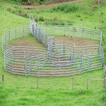 metal cattle rail fence for animal