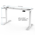 Height Adjustable Office Motorized Double Motor Height Adjustable Standing Desk With Memory Height Ergonomic