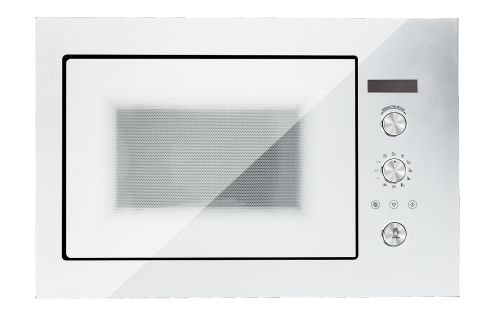 Horno eléctrico retro 20l en microhorno blanco