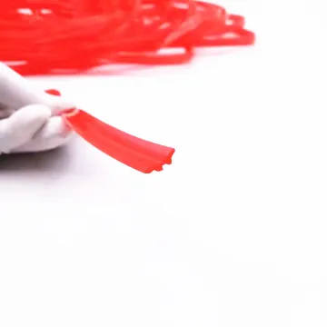 C2 wiper lip of rubber PU guide rail of NC machine tool Taiwan Province red wiper lip