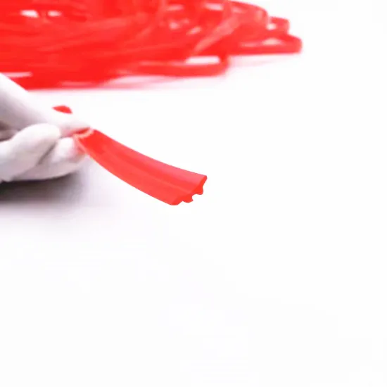 C2 wiper lip of rubber PU guide rail of NC machine tool Taiwan Province red wiper lip