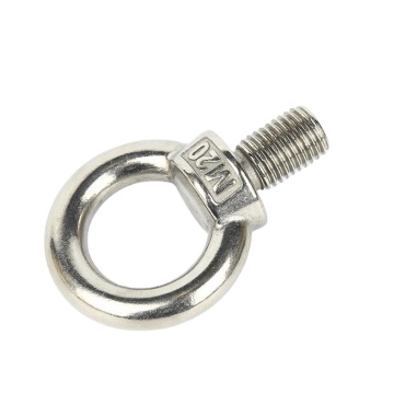 China Forged Lifting DIN580 M8 Stainless Steel Oval Swivel Eye Bolt Galvanized