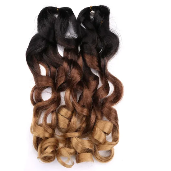 Synthetic French Curl Braiding Hair 150g wavy braiding hair curly braids attachment hair extensions