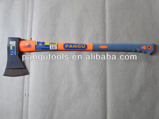 Axe, 1250g/A613 German Type, with Fiberglass Handle, Made of 45# Carbon Steel, TUV/GS Approval