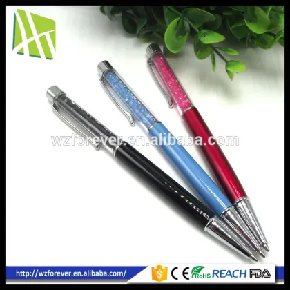 Diamond Bing Metallic Crystal Pen 2 in 1