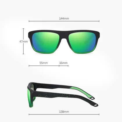 Gradient Square Sports Sunglasses