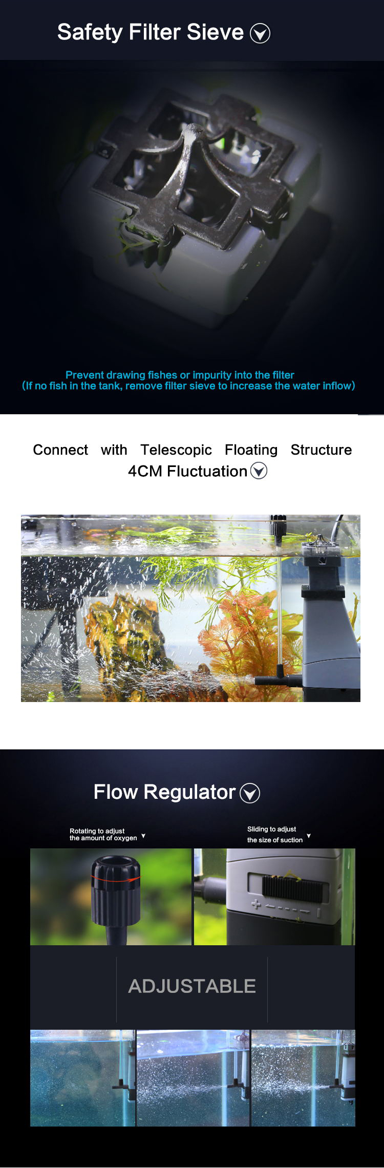 सनसन मिनी पेट्रोल सरफेस स्किमर वाटर पंप