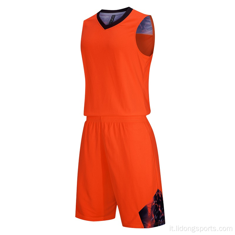 Tops di qualità all&#39;ingrosso Custom Basketball Jersey Set