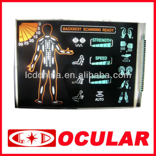Black LCD display for Massager