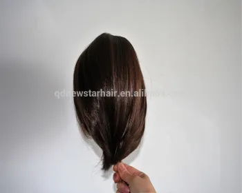 Brown Color Straight Fake Hair American Style Doll Wigs