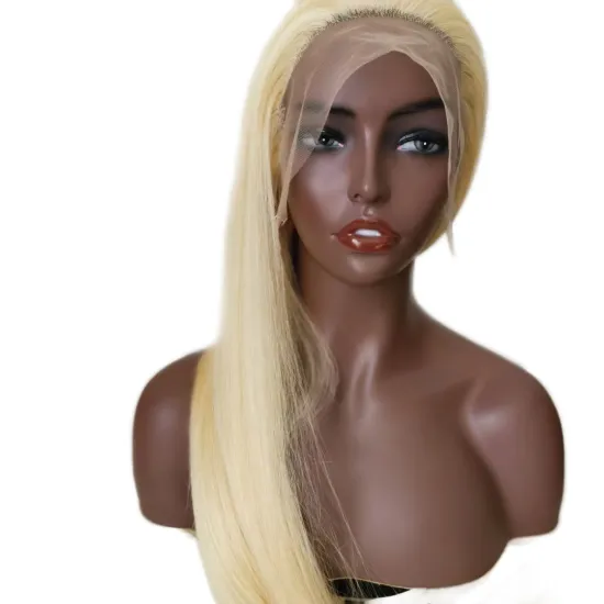 Xuchang Harmony 130% 150% 180% Density Transparent Lace Human Hair 613 Blonde Lace Front Wig