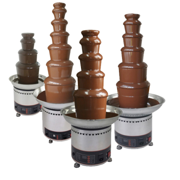Digital Display Commercial 304 Stainless Steel Multi-Layer Chocolate Fountain