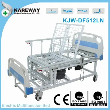 Multifunction recline chair hospital bed with automatic toilet