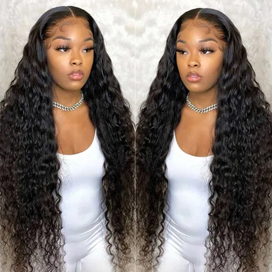 Cheap Transparent Lace wigs, Kinky Curly Brazilian Raw Hair Unprocessed Durable 5x5 Lace Closure Human Hair Wig For Women