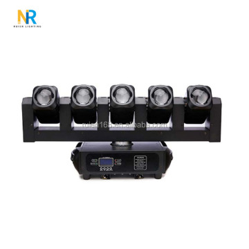 RUIEN Stage Lighting Kit: 5 Finger, 40W Beam Light with 5 Eyes, Strobe, and LED Moving Head for KTV, Bars, and DJ Events