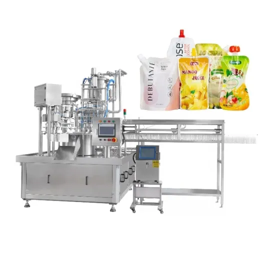 Fully Automatic Spout Cleaning Premade Spout Pouch Juice Packaging Machine: Efficient Solution for Beverage Packaging Industry