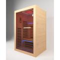 Sauna de infravermelho distante interno para duas pessoas